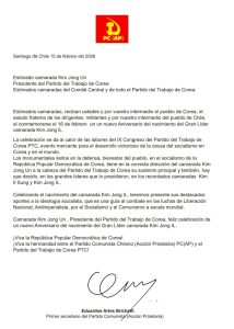 Mensaje de salutación 