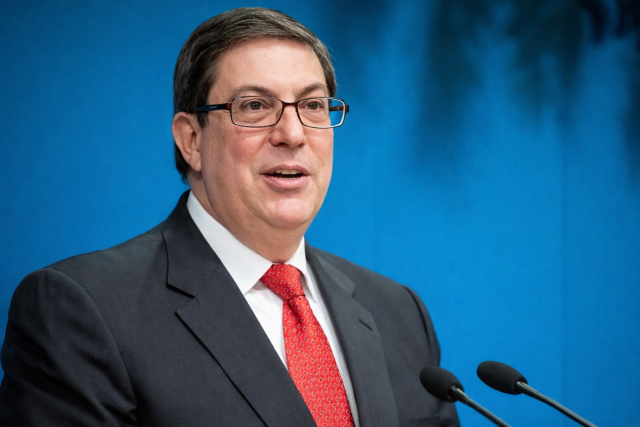 Ministro de Relaciones Exteriores de Cuba, Bruno Rodríguez. (Foto de fuente externa).