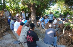 Agricultores de Uvilla y El Jobo reactivan sistema de riego histórico con apoyo comunitario y solidario Reunión campesina