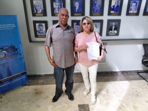 Los comunitarios Anselmo Ramírez y Ana Rosa Ureña 