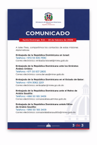 Comunicado, pagina 3.