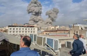 El Zarpazo del Águila y la Estrella: Irán en la Mira de la Barbarie Global. Ataques en Teherán.png Foto externa