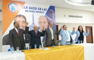 Promesa de becas, respaldo intelectual y alianzas estratégicas marcan la campaña por la dirección de la UASD Santiago DE LUNA Y ASJANA junto a sus equipos
