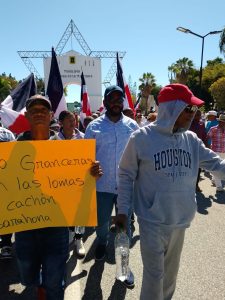 Marcha contra proyecto minero Romero en la Cordillera Central