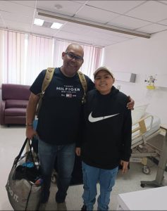 Juan Contreras y y su hijo Freddy Sebatian 