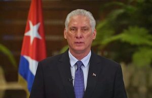Cuba denuncia recrudecimiento del bloqueo energético y sus efectos sobre la vida del pueblo. Miguel Díaz-Canel,. Foto externa: Estudios Revolución
