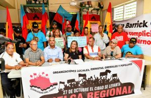 Convocan huelga 27 de abril. Coalición del Cibao.