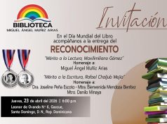 Reconocimiento literario en el Día Mundial del Libro distinguirá a figuras del ámbito cultural.