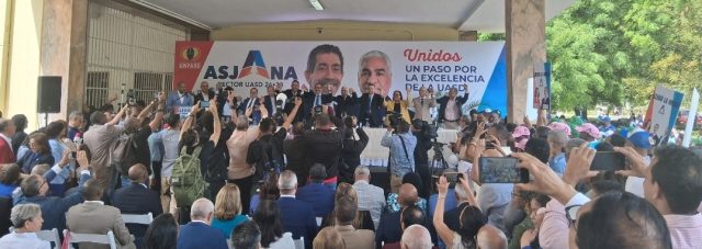 Acto de respaldo a Asjana