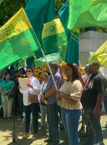 Manifestantes  (Foto fuente externa).