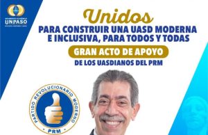 Hoy: Movimientos del PRM convocan gran acto de respaldo a Jorge Asjana en la UASD.