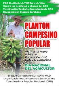 Plantón Campesino. 