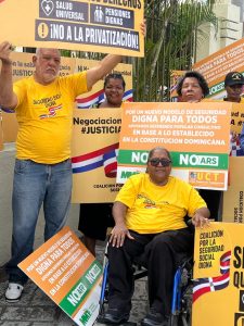 Manifestantes.