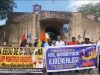 Manifestación en Santo Domingo exige liberación de líderes venezolanos y rechaza intervención de EE. UU.