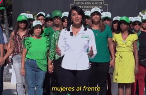 Fuerza del Pueblo endurece críticas al Gobierno por violencia de género y deterioro educativo Sonya Abreu, de Mujer FP. (foto de archivo)