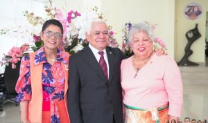 Aldelys Rodríguez, Pofirio García y Maritza Camacho.
