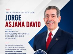 EDITORIAL: Felicitaciones al doctor Jorge Asjana David.