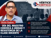 Sixto Gabin llama a convertir el Día del Maestro en una jornada de unidad y defensa de la educación pública.