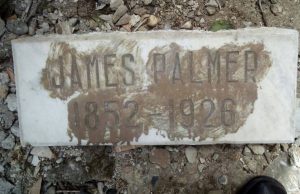 James Palmer: un artista de la fotografía extraordinario. Condiciones de la lápida de James Palmer | Foto fuente externa.