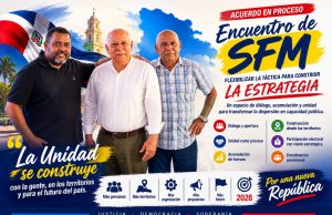 SFM ENSAYA UNA NUEVA RUTA PROGRESISTA: CONSTRUIR PRIMERO LA FUERZA Y HACER DE LA UNIDAD UN PROCESO. Participantes del debate en San Francisco de Macorís | Foto fuente externa.