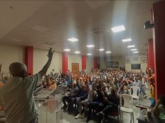 UCT CIERRA QUINTO CONGRESO CON LUCHA POR LA CESANTÍA, SALARIOS Y SEGURIDAD SOCIAL. Maestro Juan Núñez, dirigente de la UCT.