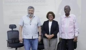 Representantes religioso, sindical, salud y sociedad civil participantes en el encuentro “Voces Solidarias | Foto fuente externa.