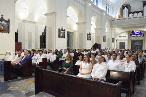Solemne eucaristía en la Catedral Santiago Apóstol, por la celebración de los 50 años de Procesadora San Martín de Porres.