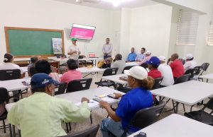 REGIONALES | Realizan taller de agricultura familiar para ampliar políticas públicas en la Región Enriquillo. Carlos Alcántara, del Departamento de Extensión | Foto José López.