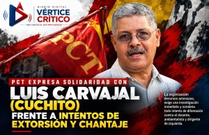 PCT denuncia presunto chantaje contra Luis Carvajal y exige investigar amenazas de extorsión. Ambientalista Luís Carvajal.