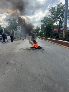 Protestas estudiantiles en UASD San Francisco de Macorís | Foto | Fuente externa.