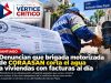 Denuncian que brigada motorizada de CORAASAN corta el agua a viviendas con facturas al día en Santiago.