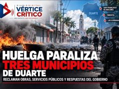 Huelga sacude el Nordeste: reclamos sociales paralizan comercio y transporte en tres municipios de Duarte.