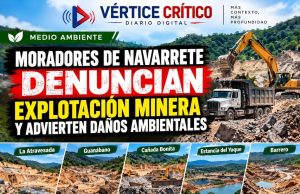 Moradores de Navarrete denuncian avance de explotación minera y alertan sobre daños ambientales en varias comunidades.