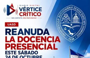 UASD reanuda este sábado la docencia presencial tras reducción de alerta meteorológica.