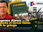 Palabras de Juan Santana (Yeo), en representación de Resistencia y Solidaridad (RESO), durante la puesta en circulación del libro A lo gringo, tomo 3, del autor Diógenes Abreu.