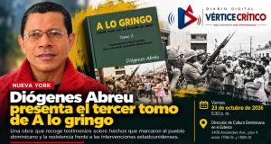 Palabras de Juan Santana (Yeo), en representación de Resistencia y Solidaridad (RESO), durante la puesta en circulación del libro A lo gringo, tomo 3, del autor Diógenes Abreu.
