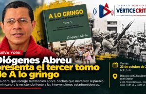 Palabras de Juan Santana (Yeo), en representación de Resistencia y Solidaridad (RESO), durante la puesta en circulación del libro A lo gringo, tomo 3, del autor Diógenes Abreu.
